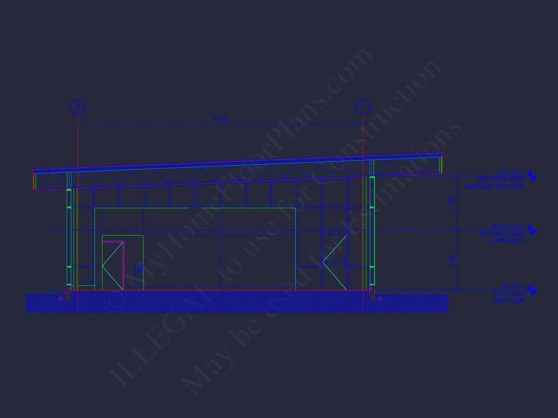 Modern Assembly Hall Floor Plan & CAD Architecture Design