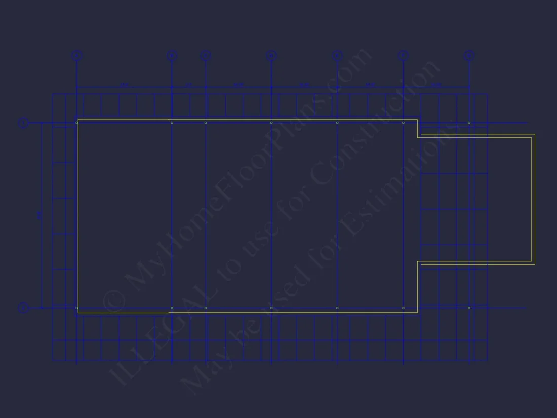 Modern Assembly Hall Floor Plan & CAD Architecture Design