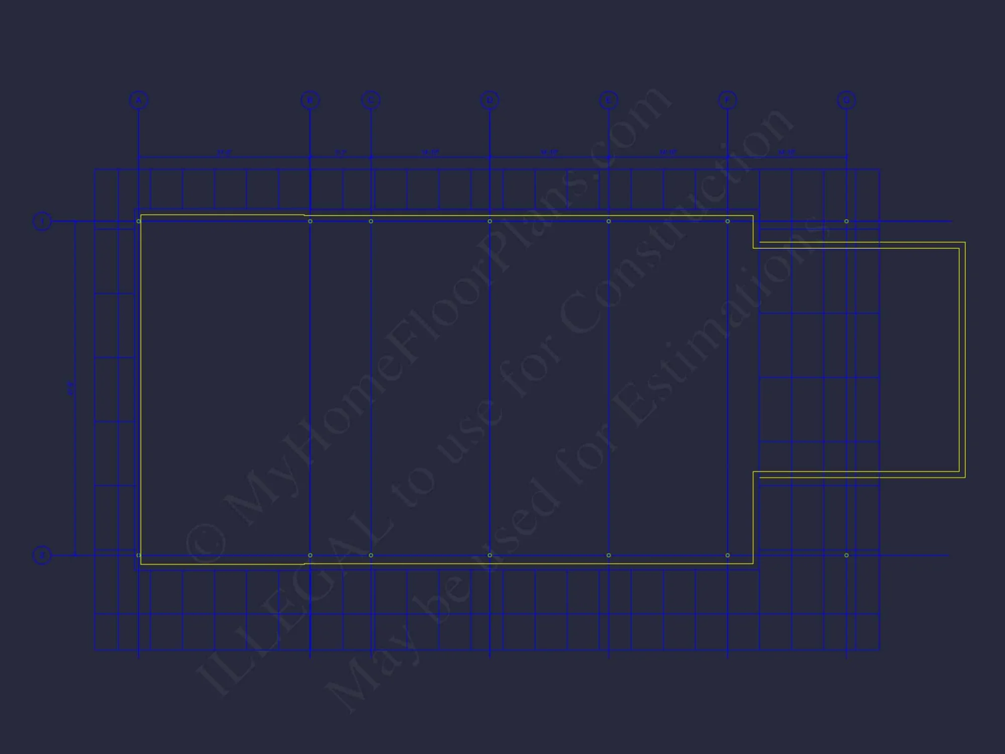 Modern Assembly Hall Floor Plan & CAD Architecture Design