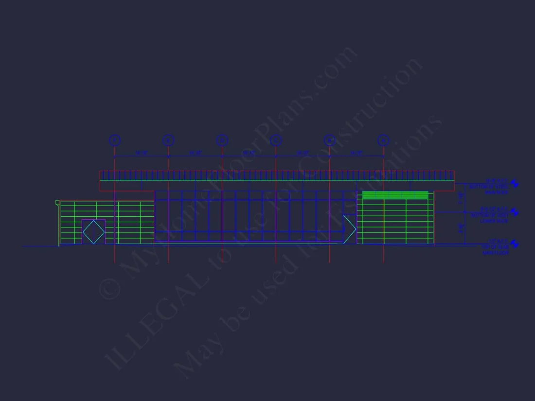 Modern Assembly Hall Floor Plan & CAD Architecture Design