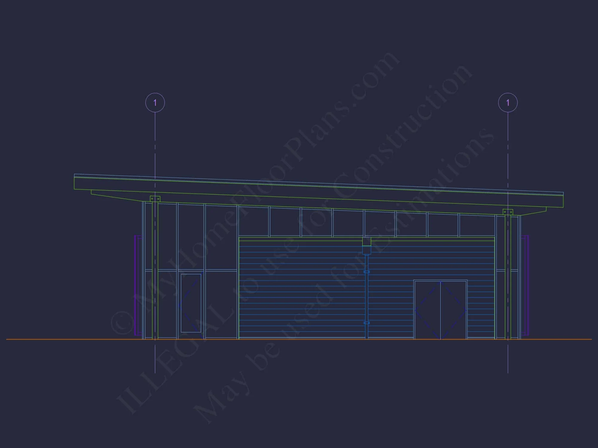 Modern Assembly Hall Floor Plan & CAD Architecture Design