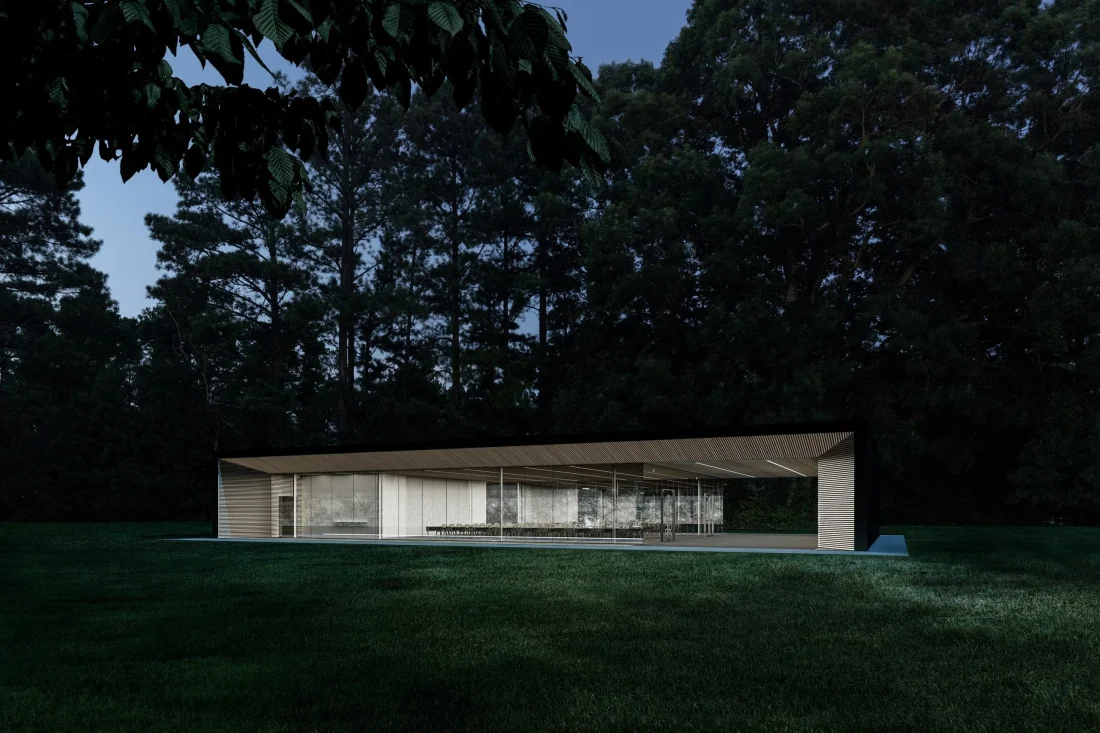 Modern Assembly Hall Floor Plan & CAD Architecture Design