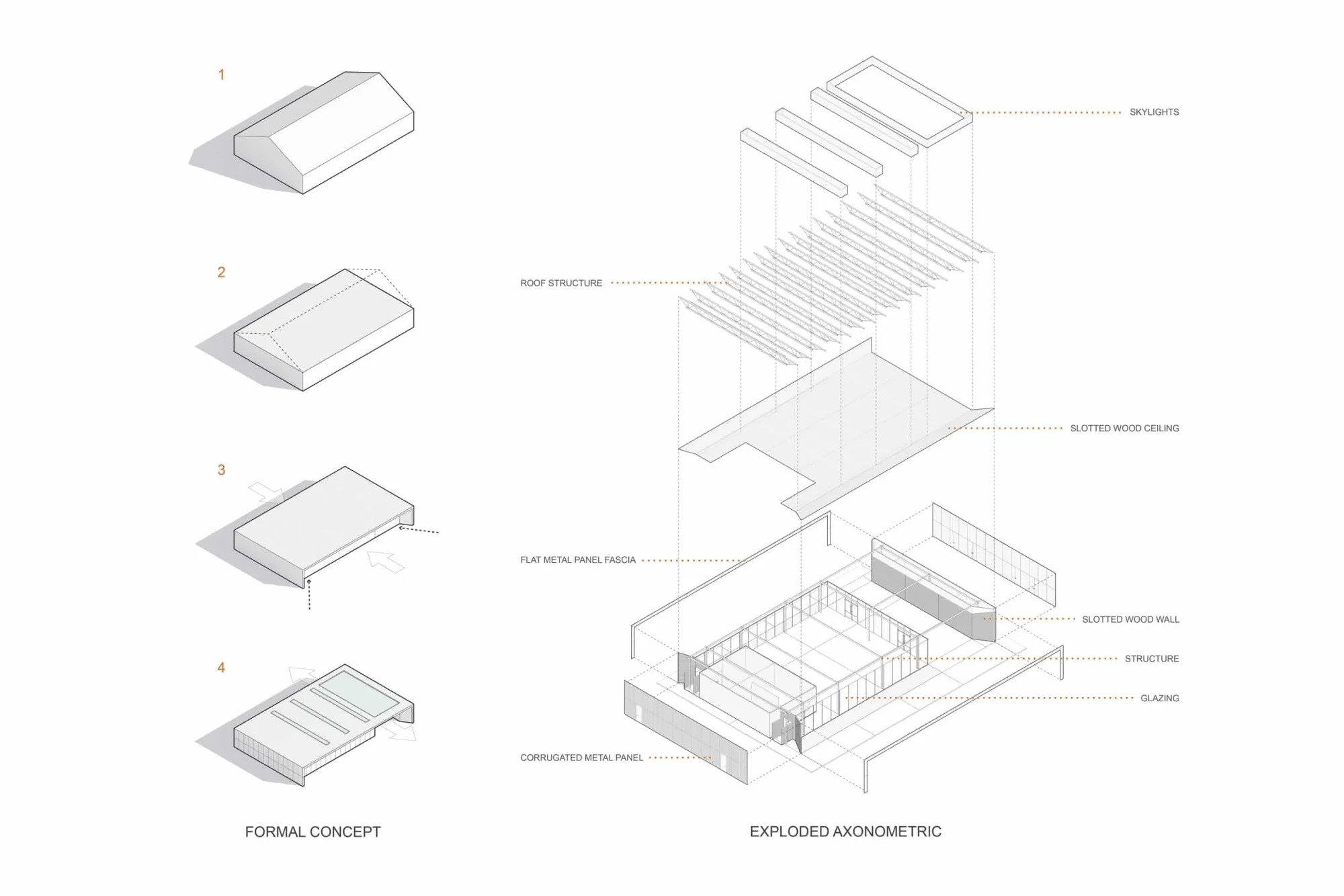 Modern Assembly Hall Floor Plan & CAD Architecture Design
