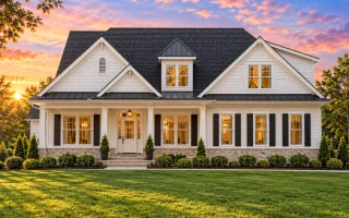 Plan  9-1436 - The Gables | Modern  Farmhouse - 3-Bed, 2-Bath, 2,315 SF