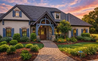 Plan  15-1765 - Virginia Ridge |  French Country - 3-Bed, 3.5-Bath, 2,764 SF