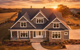 Plan  17-1479 - Indiana Plateau |  New American - 5-Bed, 5-Bath, 4,964 SF
