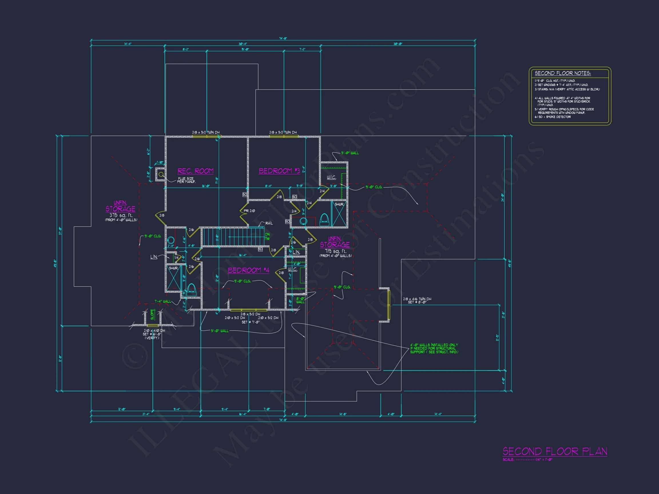 15-1588 HOUSE PLAN - Craftsman House Plan - 4-Bed, 3-Bath, 3,000 SF 37 Versatile 1-Story House Plan with CAD Designs & Open Layout