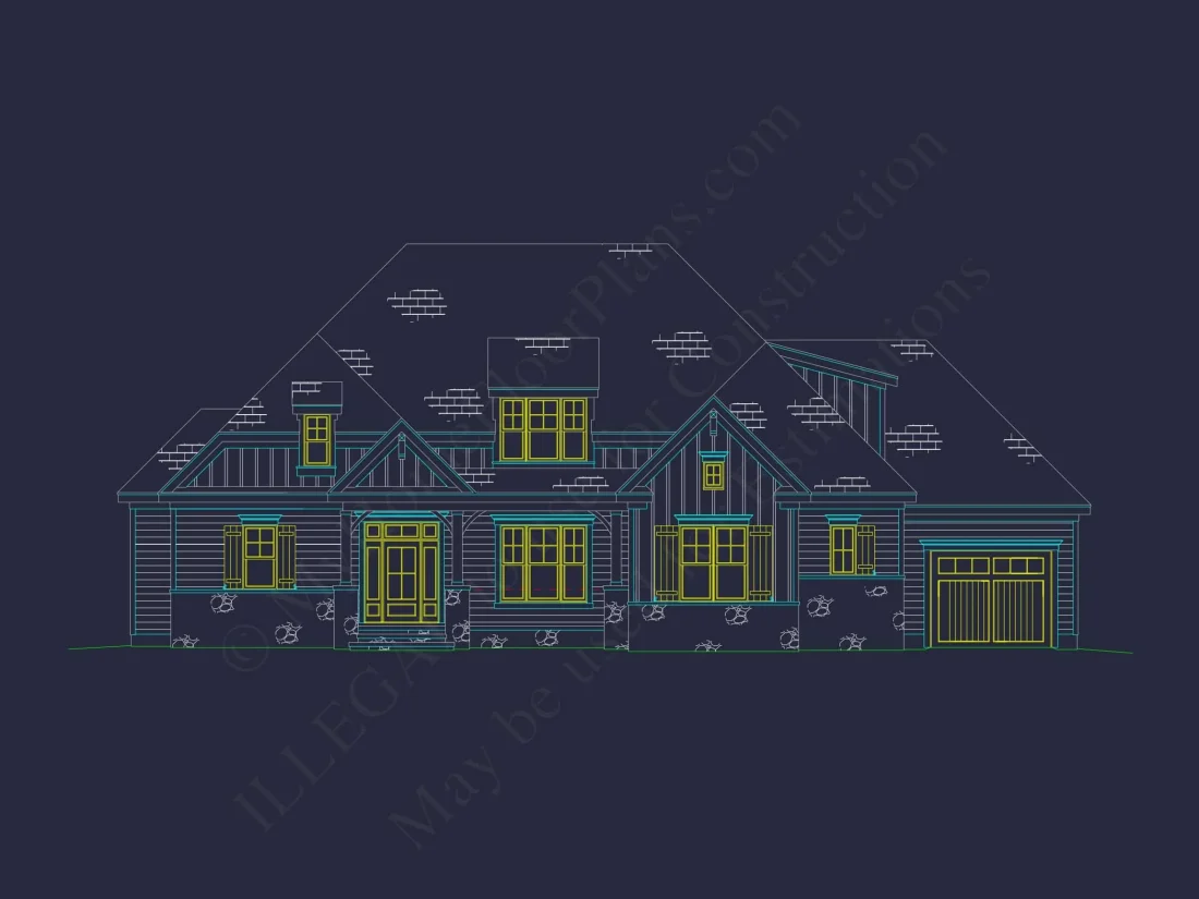 Versatile 1-Story House Plan with CAD Designs & Open Layout