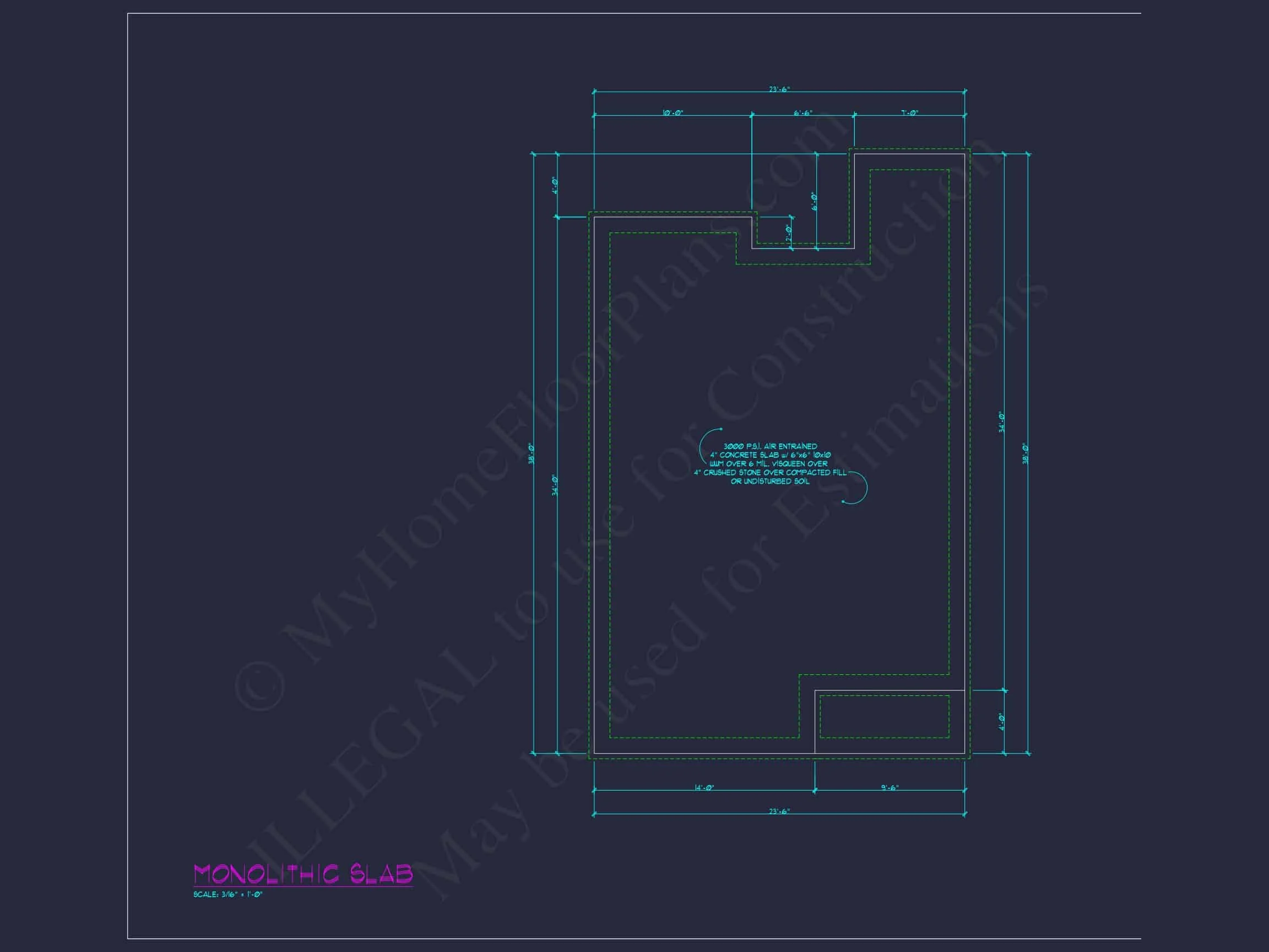 12-1071 HOUSE PLAN -Cape Cod Home Plan - 3-Bed, 2-Bath, 1,206 SF 3 Charming Cottage Home Plan with Vaulted Ceilings and CAD Blueprints