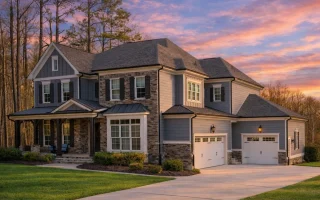 Plan  14-1726 - California Plateau |  Traditional Colonial - 6-Bed, 5.5-Bath, 5,589 SF