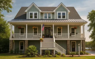 Plan  16-1225 - Montana Ridge |  Coastal Farmhouse - 4-Bed, 5-Bath, 4,250 SF