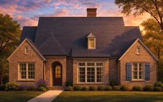 Plan  11-1996 - Georgia Plateau |  Tudor Revival - 3-Bed, 2.5-Bath, 2,707 SF