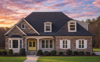 Plan  13-1616 - Palmetto Basin |  Shingle Style - 5-Bed, 3-Bath, 7,515 SF