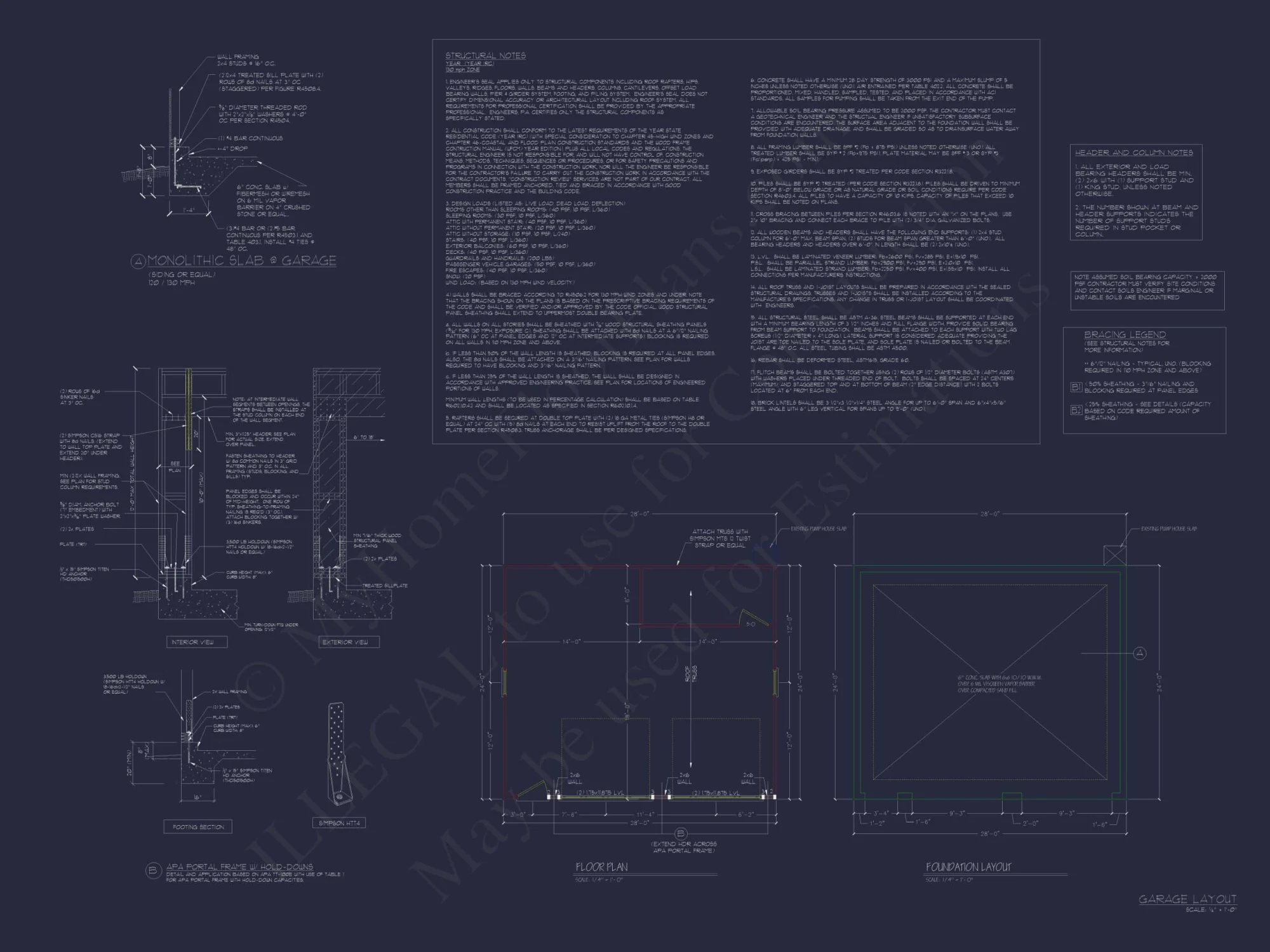 Functional 2-Bay Garage Plan with Workshop Area and CAD Designs
