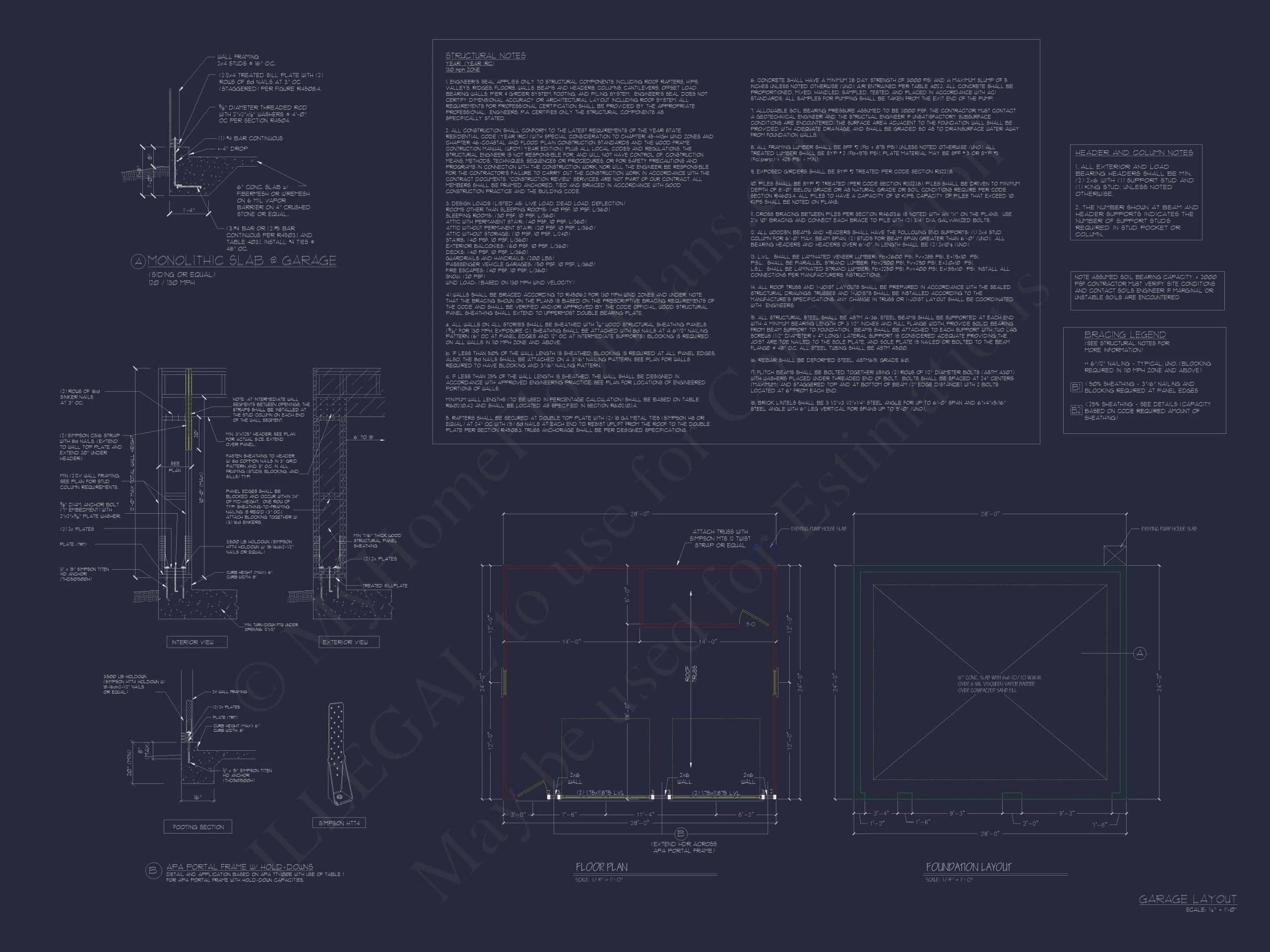 13-1723 GARAGE PLAN - 2-Bay Garage Plans with CAD Designs and Workshop Areas 3 Functional 2-Bay Garage Plan with Workshop Area and CAD Designs