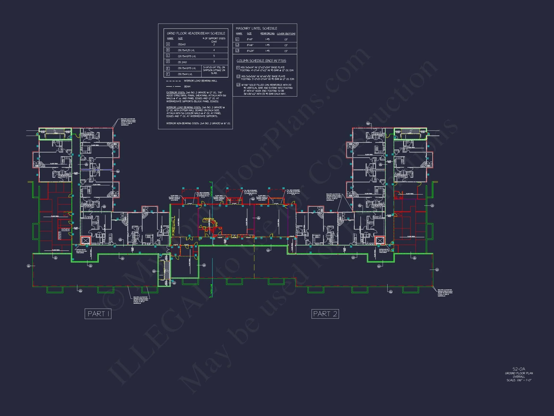 Modern Apartment Complex House Plan with 4+ Floors and Smart Urban Design