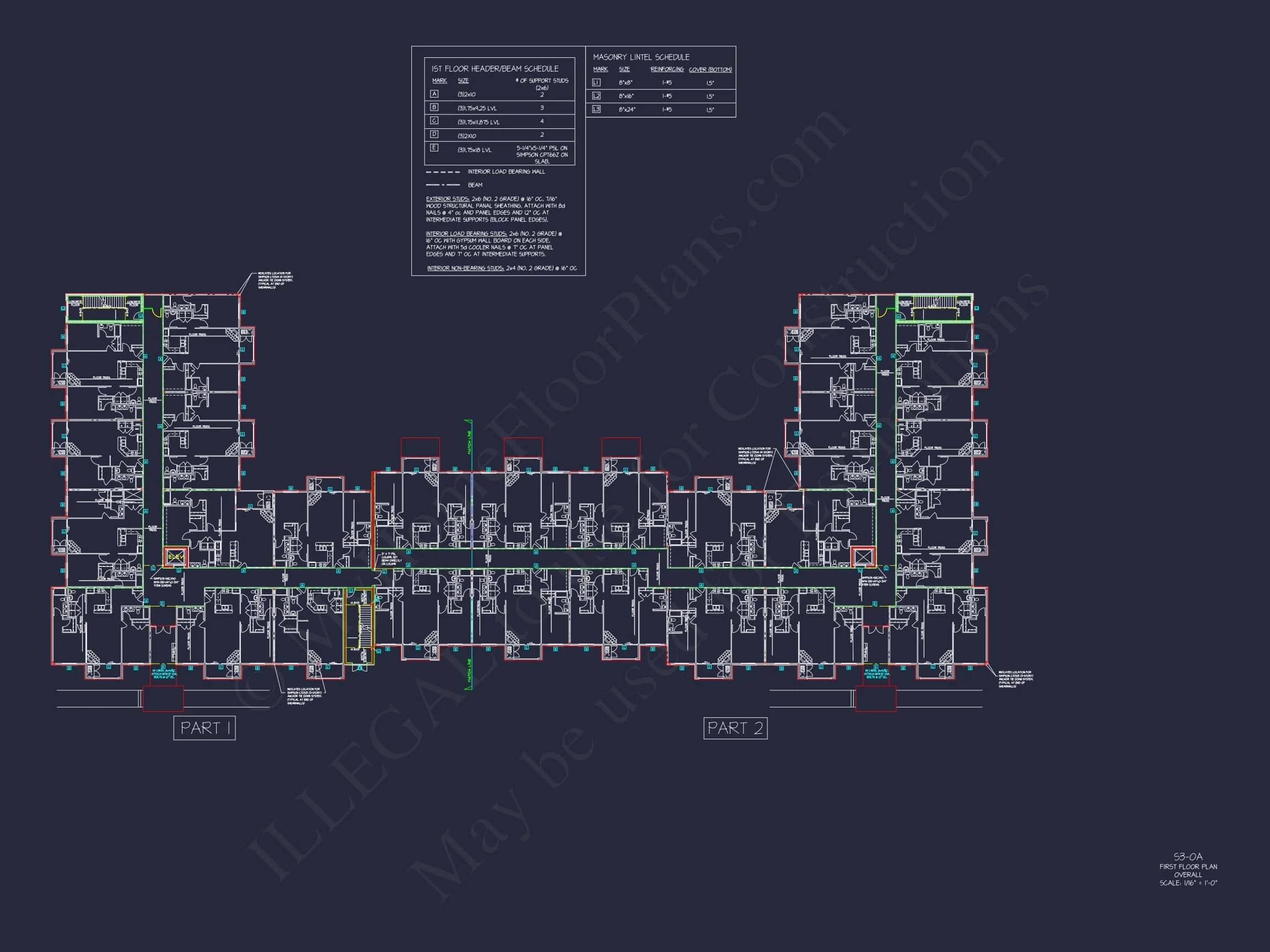 Modern Apartment Complex House Plan with 4+ Floors and Smart Urban Design