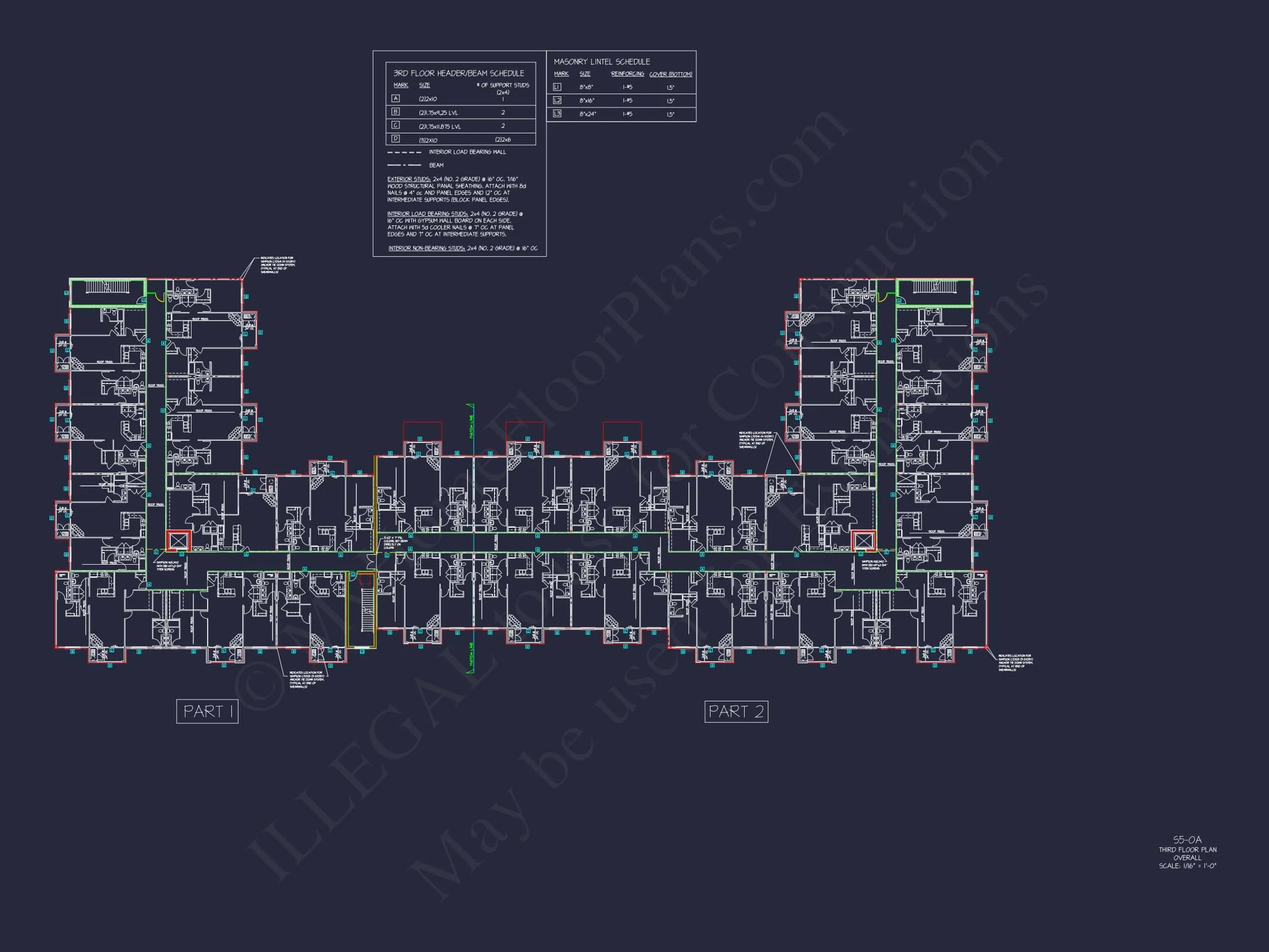 Modern Apartment Complex House Plan with 4+ Floors and Smart Urban Design