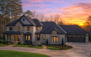 Plan  14-1286 - Ohio Basin | New  American - 5-Bed, 8-Bath, 7,582 SF