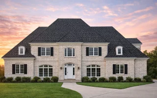 Plan  16-1194 - Wyoming Ridge |  Georgian Colonial - 4-Bed, 5-Bath, 4,546 SF