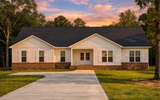 Plan  18-1159 - Washington Ridge |  Traditional Ranch - 3-Bed, 2.5-Bath, 2,065 SF