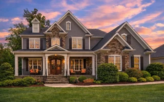 Plan  11-1540 - Wyoming River |  Traditional Colonial - 5-Bed, 4.5-Bath, 4,677 SF