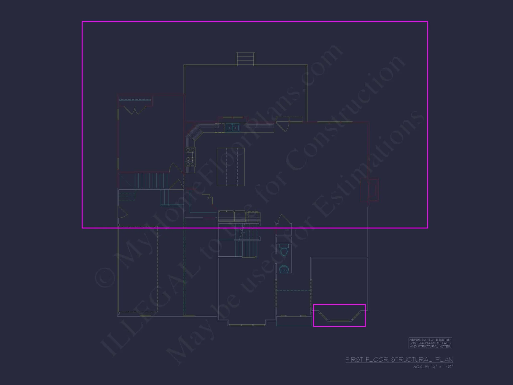 Stunning 3-Floor House Plan with Colonial Revival Architecture
