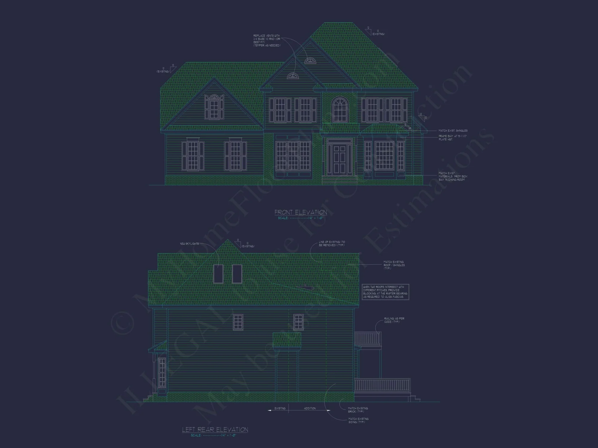 Stunning 3-Floor House Plan with Colonial Revival Architecture
