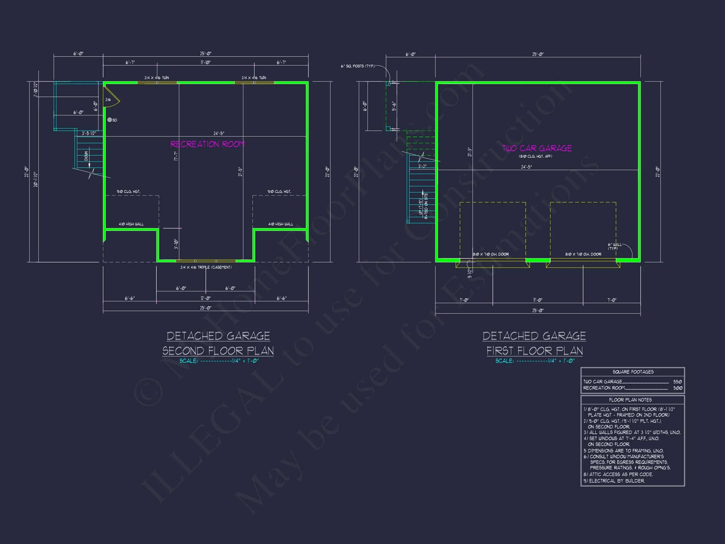 16-1238 GARAGE PLAN - Small House Floor Plan with Bonus Room & 2-Car Garage 5 Small House Floor Plan with Bonus Room & 2-Car Garage