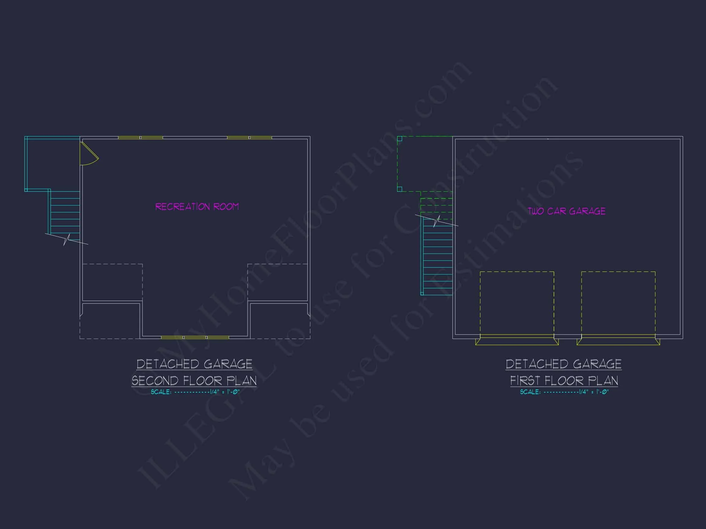 16-1238 GARAGE PLAN - Small House Floor Plan with Bonus Room & 2-Car Garage 6 Small House Floor Plan with Bonus Room & 2-Car Garage
