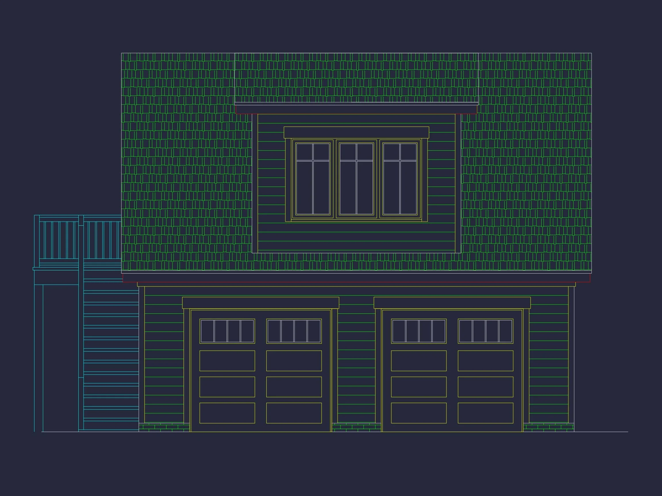 16-1238 GARAGE PLAN - Small House Floor Plan with Bonus Room & 2-Car Garage 8 Small House Floor Plan with Bonus Room & 2-Car Garage