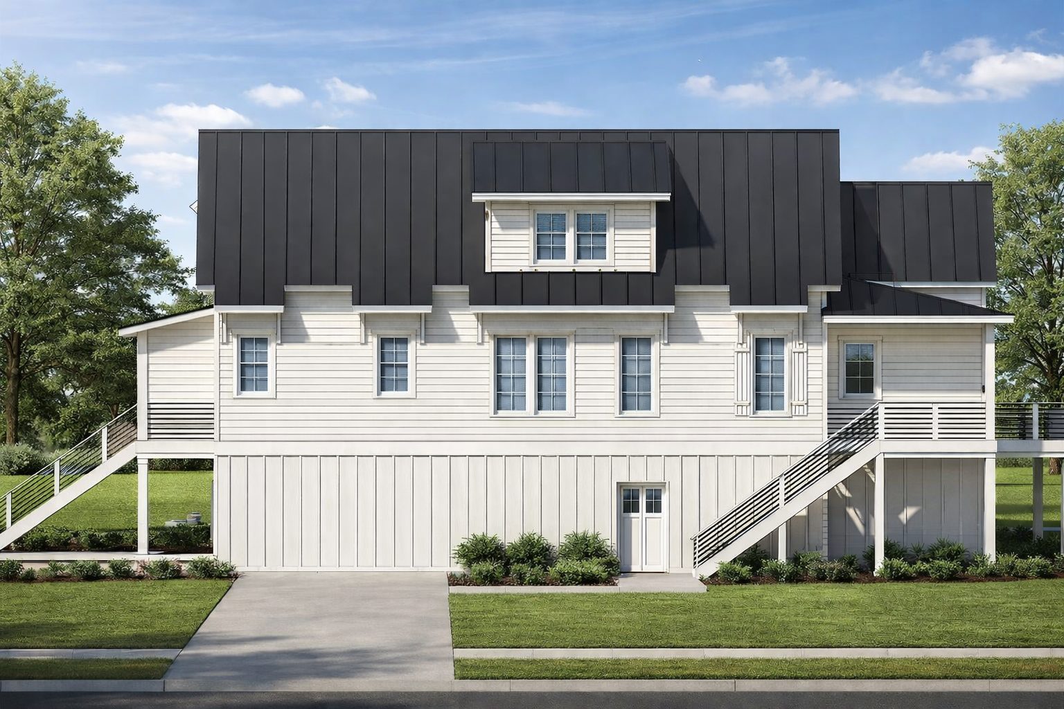 Southern House Plans 29 Modern Coastal Home Plan with Spacious 2-Story Layout