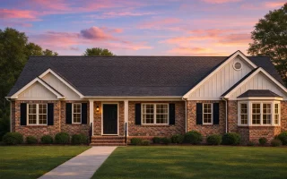 Plan  20-1837 - Kansas Flint Hills |  Traditional Ranch - 4-Bed, 2-Bath, 2,556 SF
