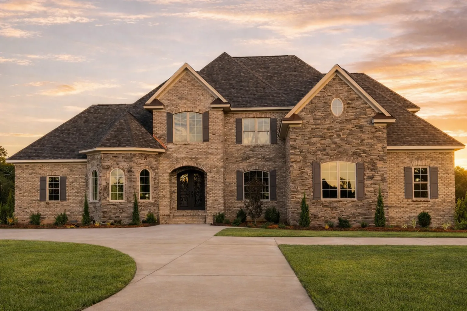 Elegant 2-Story Home Plan with 5 Bedrooms and CAD Designs