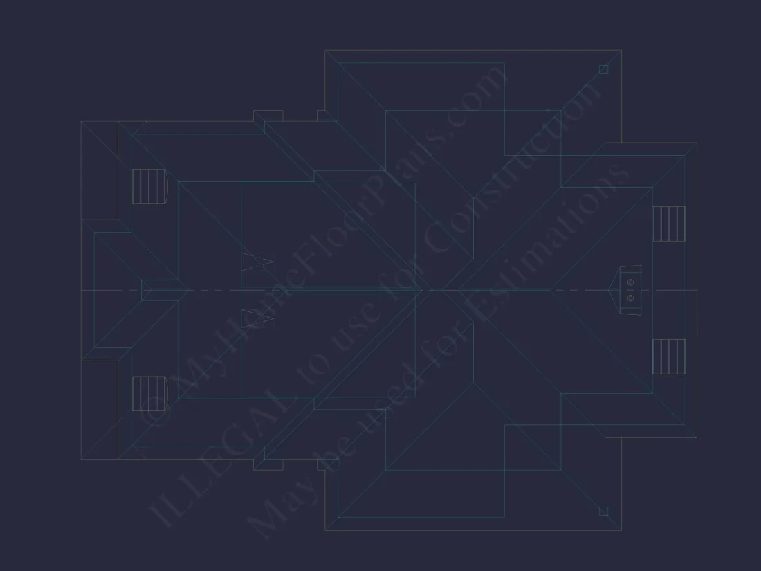 Modern Duplex Home Plan with Open Floor Plan & Detailed CAD Designs