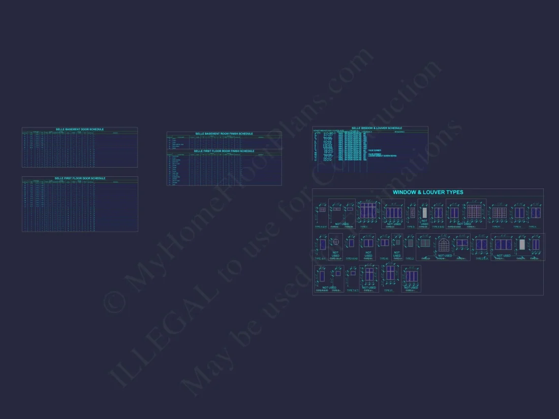 Modern Duplex Home Plan with Open Floor Plan & Detailed CAD Designs