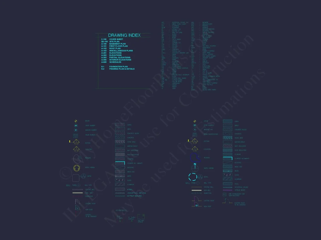 Modern Duplex Home Plan with Open Floor Plan & Detailed CAD Designs