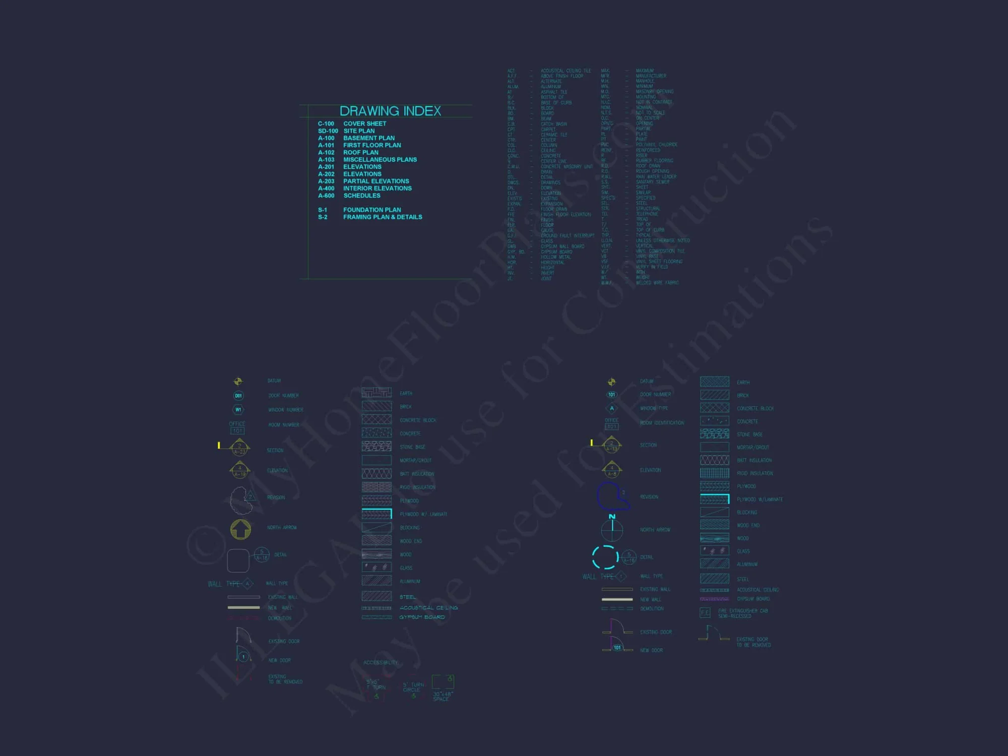Modern Duplex Home Plan with Open Floor Plan & Detailed CAD Designs