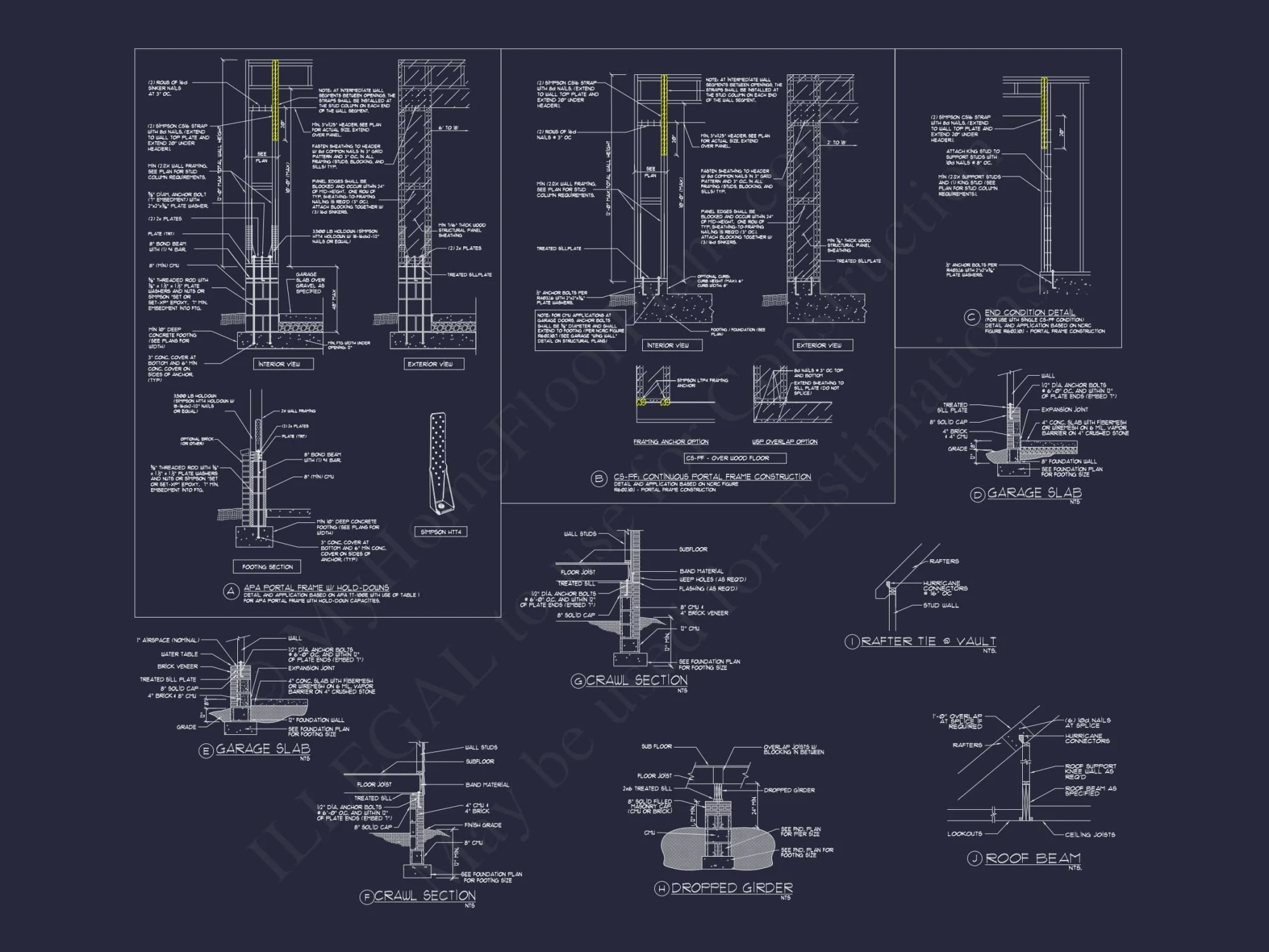Elegant Home Blueprint with Floor Plan | CAD Architecture Designs