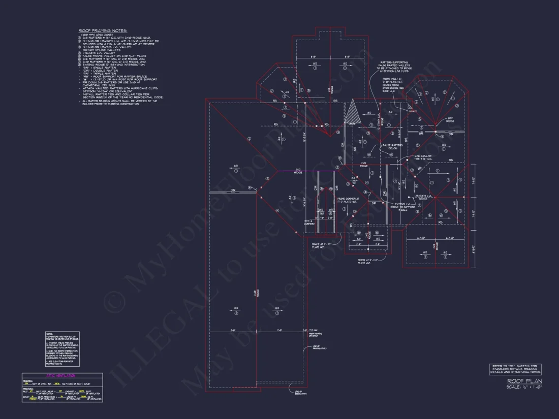Elegant Home Blueprint with Floor Plan | CAD Architecture Designs