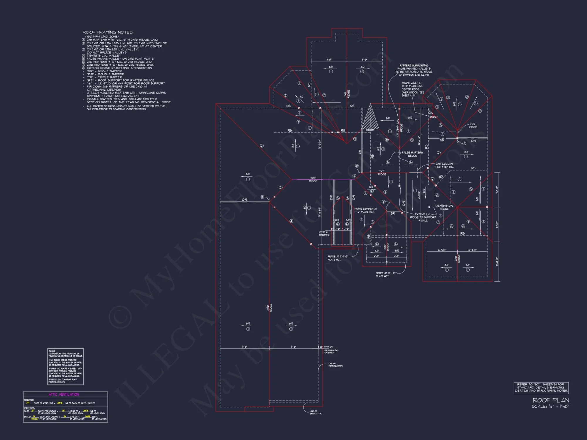 Elegant Home Blueprint with Floor Plan | CAD Architecture Designs