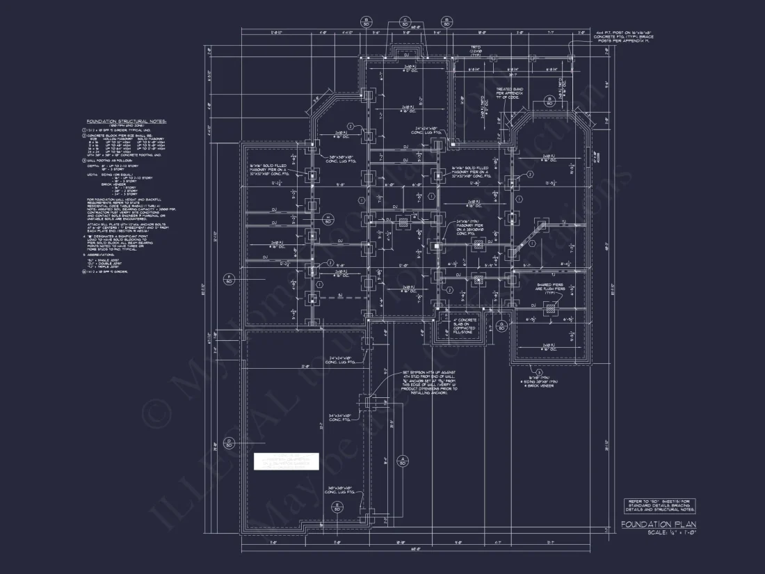Elegant Home Blueprint with Floor Plan | CAD Architecture Designs