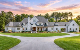 Plan  16-1817 - Carolina River |  Traditional - 5-Bed, 5-Bath, 7,404 SF