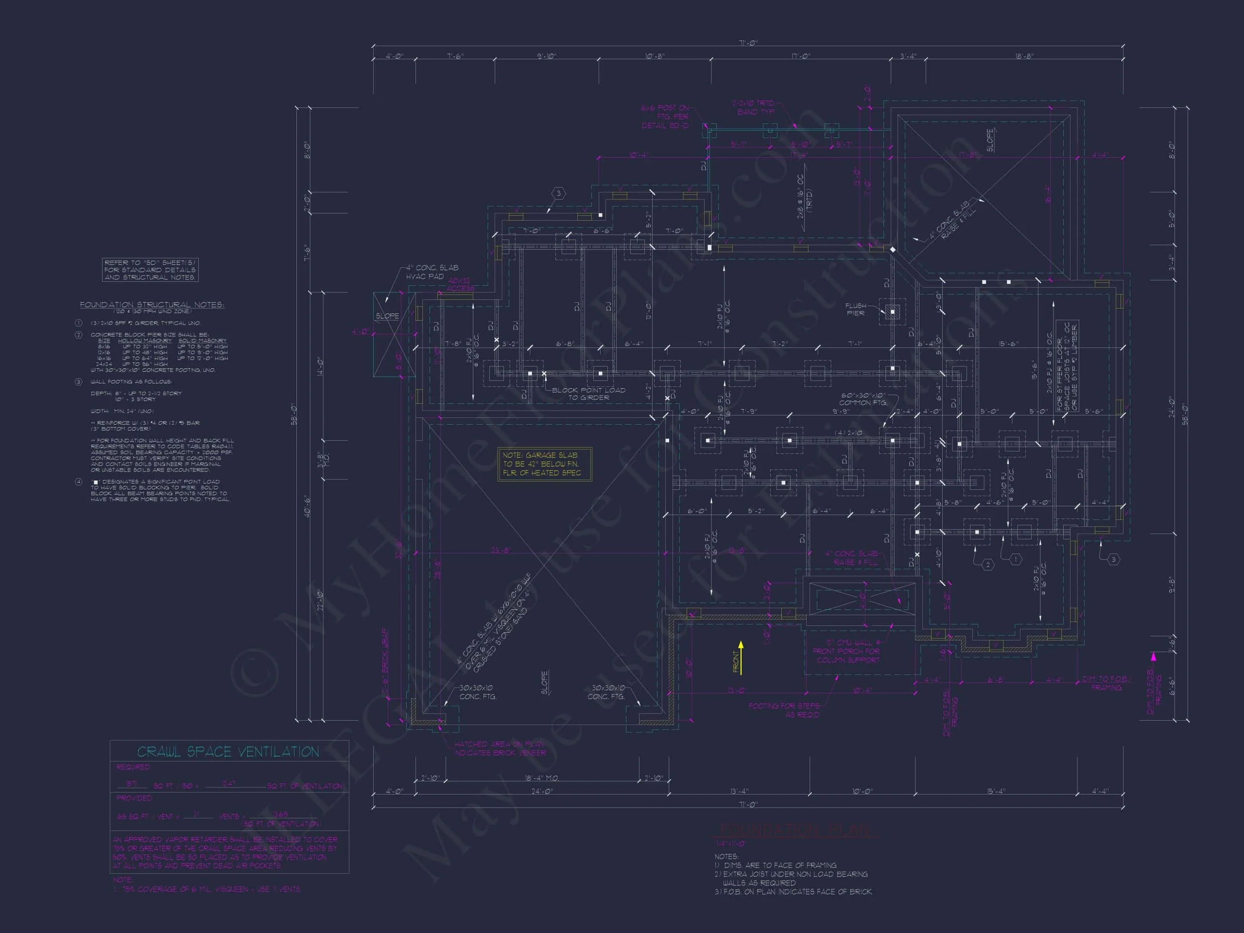 9-1276 HOUSE PLAN - Spacious House Plan with 2 Stories, 3 Bedrooms & CAD Designs 4 Spacious Home Plan with 2 Stories, 3 Bedrooms & CAD Designs