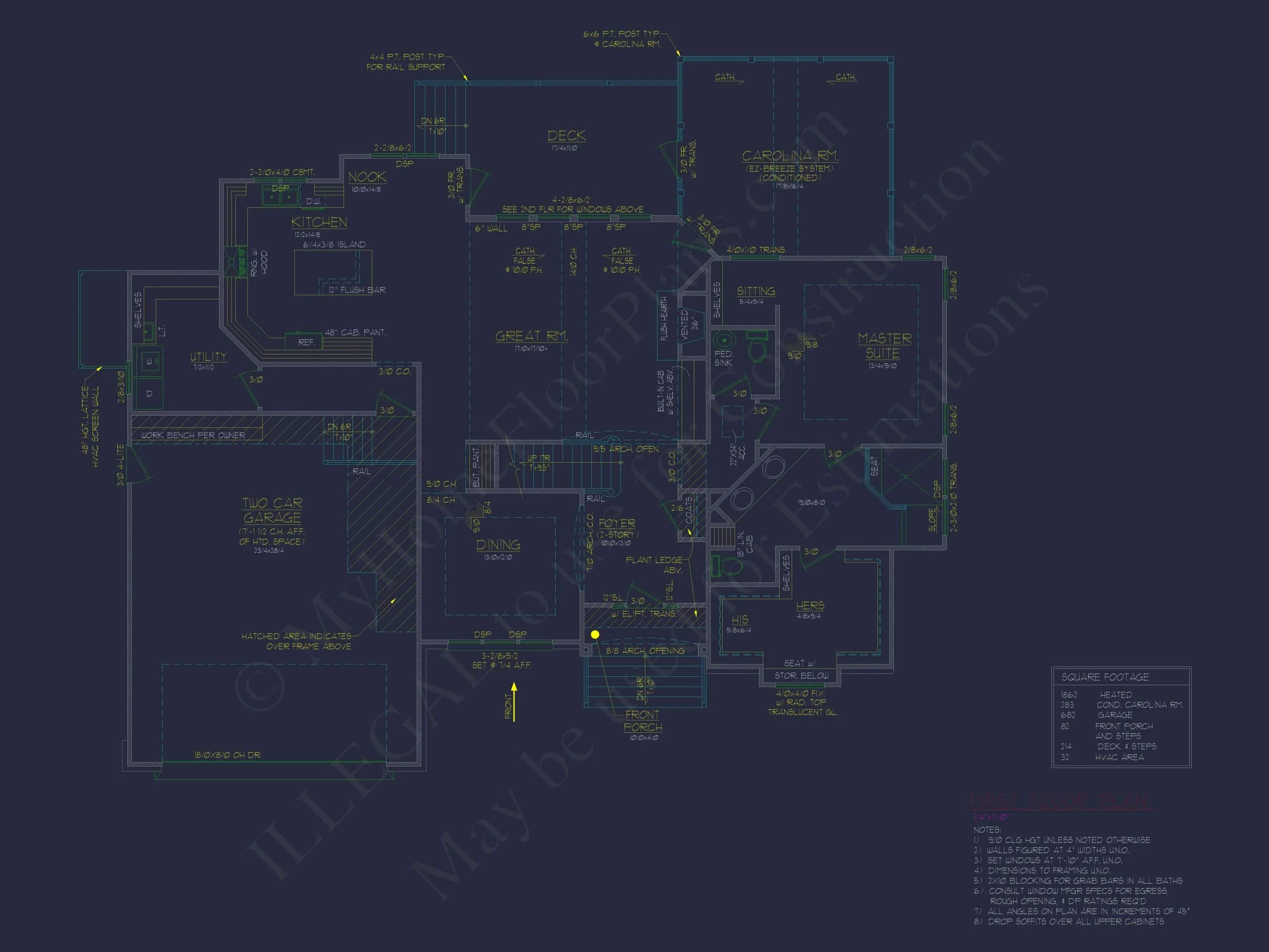 9-1276 HOUSE PLAN - Spacious House Plan with 2 Stories, 3 Bedrooms & CAD Designs 10 Spacious Home Plan with 2 Stories, 3 Bedrooms & CAD Designs