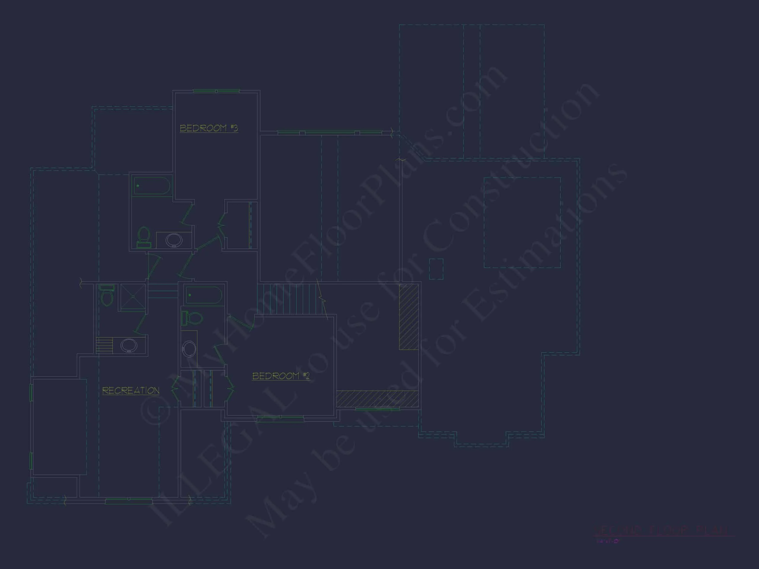 9-1276 HOUSE PLAN - Spacious House Plan with 2 Stories, 3 Bedrooms & CAD Designs 11 Spacious Home Plan with 2 Stories, 3 Bedrooms & CAD Designs