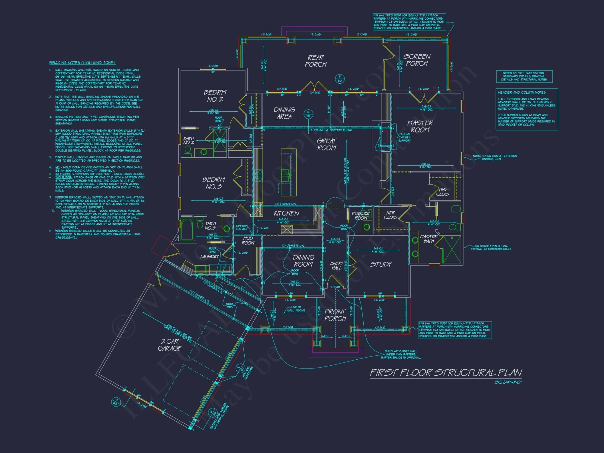 Modern Craftsman Home Plan with Spacious Floor Design and CAD Blueprint