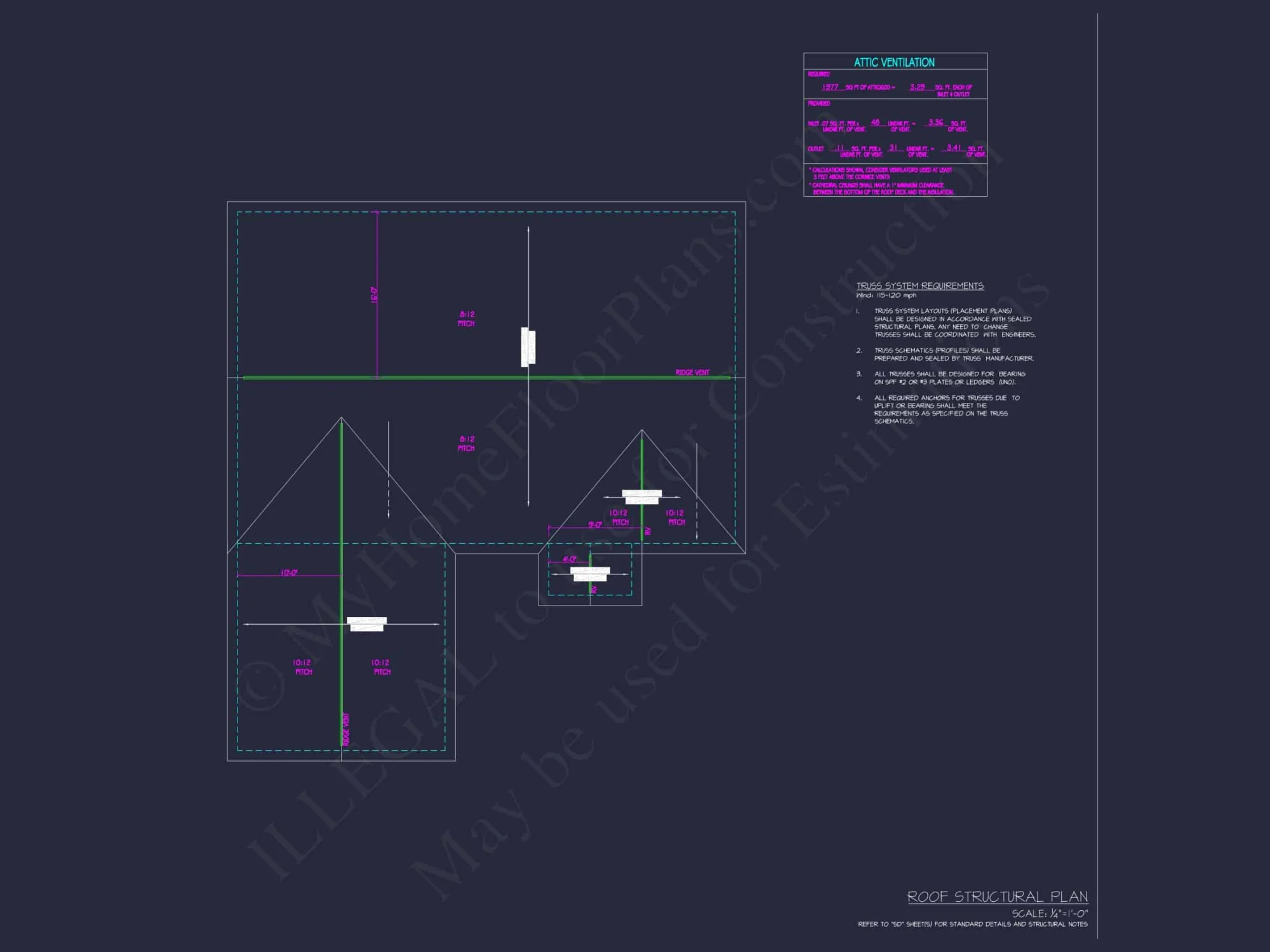 Modern CAD Home Design with Open Floor Plan and Garage