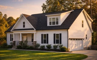 Plan  19-2021 - Carolina Sandhills |  Traditional Farmhouse - 3-Bed, 3.5-Bath, 2,408 SF