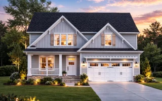 Plan  19-1228 - Pennsylvania Heritage  | Modern Farmhouse - 4-Bed, 3.5-Bath, 2,934 SF